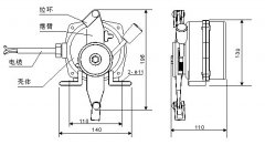 卓信營(yíng)銷XLLS-I、XLLS-II防爆雙向拉繩開關(guān)輸送機(jī)保護(hù)拉繩開關(guān)